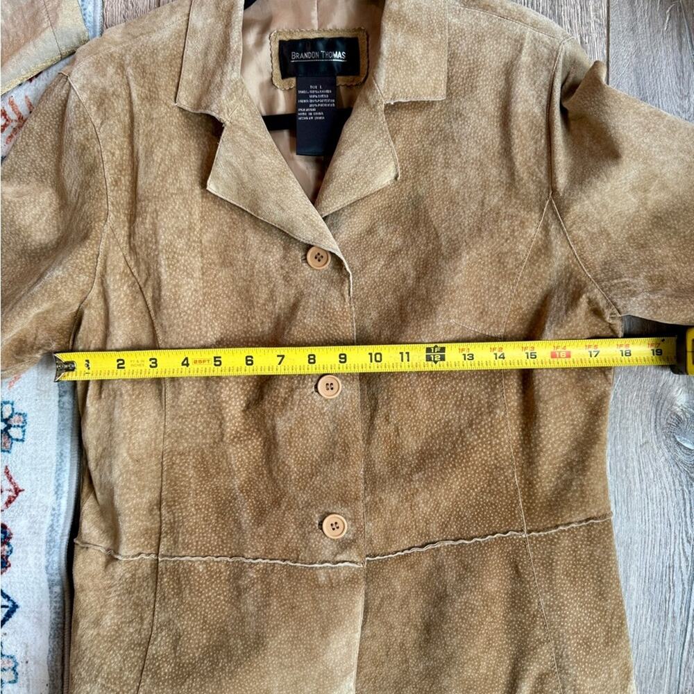 Vintage Brandon Thomas Tan Suede Blazer - Picture 12 of 15